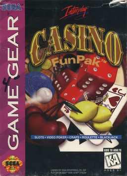 Casino Fun Pak box art for Sega Game Gear